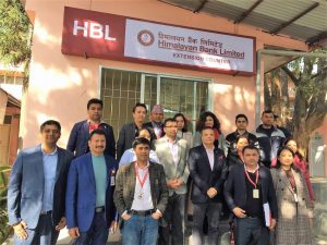गंगालाल हृदय रोग केन्द्रमा हिमालयन बैंकको काउन्टर