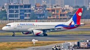 नेपाल एयरलाइन्सको वाइडबडी जहाजमा चरा ठोक्कियो नेपाल एयरलाइन्सको वाइडबडी जहाजमा चरा ठोक्कियो