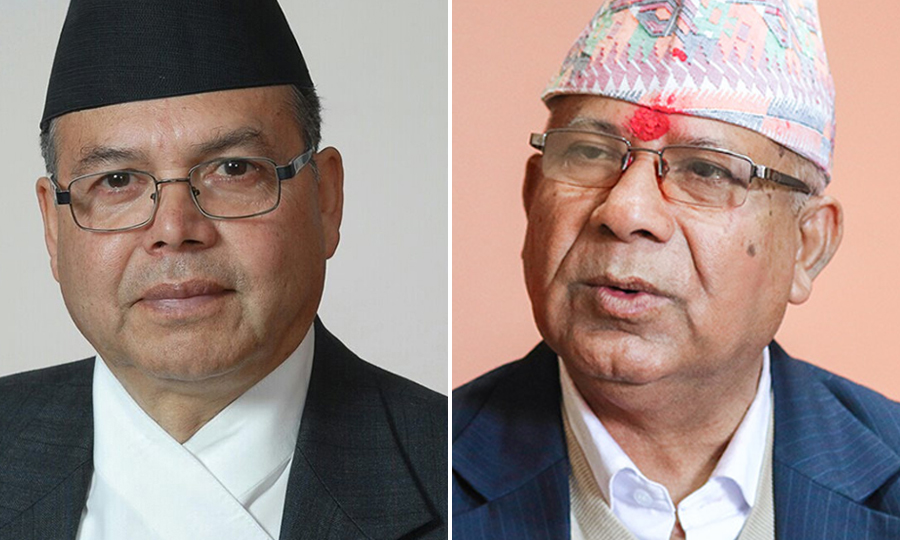 ओलीसँग नझुक्न चार युवा नेताको झलनाथ र माधवलाई आग्रह ओलीसँग नझुक्न चार युवा नेताको झलनाथ र माधवलाई आग्रह