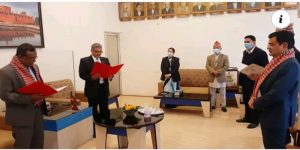नेपाल बंगलादेश बैंकका अध्यक्ष शकिबद्वारा सपथ ग्रहण