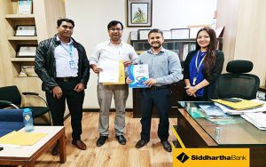 सिद्धार्थ बैंकका ग्राहकलाई स्पर्श मल्टिस्पेसियालिटी अस्पतालमा २५ प्रतिशतसम्म छुट सिद्धार्थ बैंकका ग्राहकलाई स्पर्श मल्टिस्पेसियालिटी अस्पतालमा २५ प्रतिशतसम्म छुट