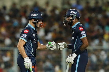 The Gujarat Titans (GT) beats the Rajasthan Royals (SRH) by 7 wickets