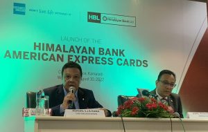 हिमालयन बैंक र अमेरिकन एक्सप्रेसद्वारा नेपालमा नयाँ क्रेडिट र प्रिपेड कार्ड सार्वजनिक हिमालयन बैंक र अमेरिकन एक्सप्रेसद्वारा नेपालमा नयाँ क्रेडिट र प्रिपेड कार्ड सार्वजनिक