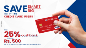 Global IME Bank’s credit card holders to get 25 percent cashback on first transaction though the card