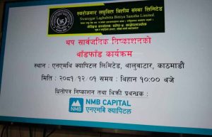 स्वरोजगार लघुवित्तको एफपीओ बाँडफाँट