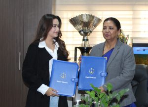 नेपाल टेलिकमले नेपाली चलचित्र नायिका स्वस्तिमा खड्कालाई “ब्रान्ड एम्बेसडर” नियुक्त 