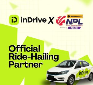 इनड्राइभ नेपाल प्रिमियर लिग २०२५ को आधिकारिक राइड–हेलिङ पार्टनर