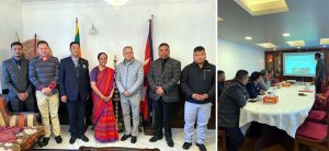 नेपाल श्रीलंका चेम्बर अफ कमर्सका पदाधिकारी र श्रीलंकाका एम्बेसेडरबीच भेटघाट