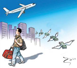 Nepalis abroad send 1.449 trillion rupees in remittances in eight months