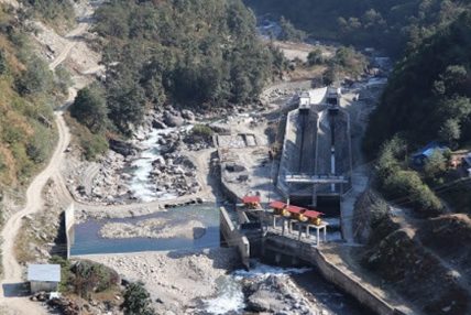 राहुघाट जलविद्युत् आयोजनाः ९५ प्रतिशत भौतिक प्रगति