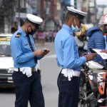 ट्राफिक कारबाहीमा १९ लाख ९५ हजार राजस्व सङ्कलन