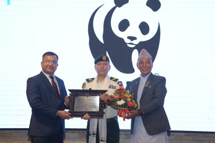 नेपाली सेनालाई विश्व वन्यजन्तु कोषको सम्मान