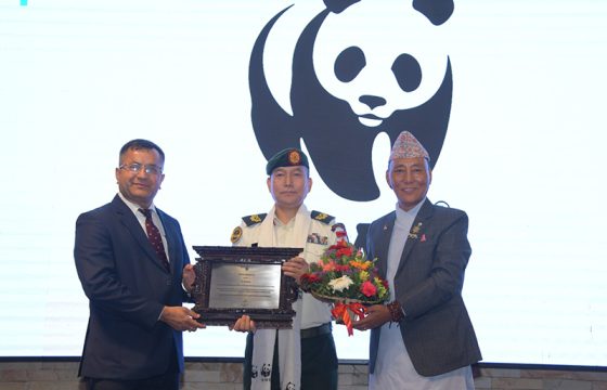 नेपाली सेनालाई विश्व वन्यजन्तु कोषको सम्मान