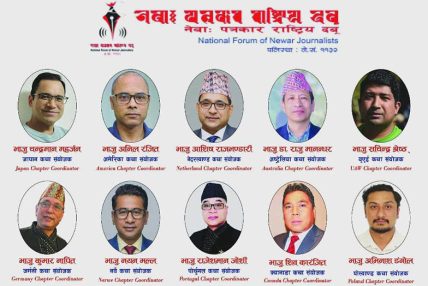 नेवाः पत्रकार राष्ट्रिय दबूको १० देशमा विदेश प्रतिनिधि