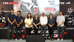 जगदम्बा मोटर्स द्वारा नेपालमा TVS NTORQ 125 Race XP Blaze Blue सार्वजनिक जगदम्बा मोटर्स द्वारा नेपालमा TVS NTORQ 125 Race XP Blaze Blue सार्वजनिक