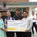 नेपाल इन्जिनियरिङ कलेजको निःशुल्क मोक टेस्टमा उत्कृष्ट विद्यार्थीलाई पुरस्कार