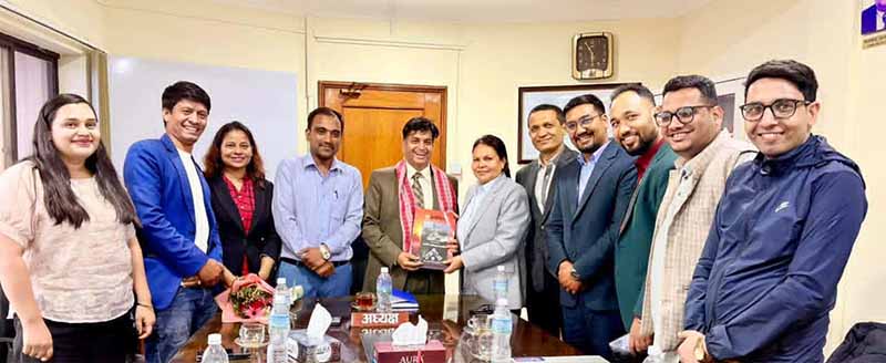 धितोपत्र बोर्ड तथा नाफिजका पदाधिकारीबीच छलफल