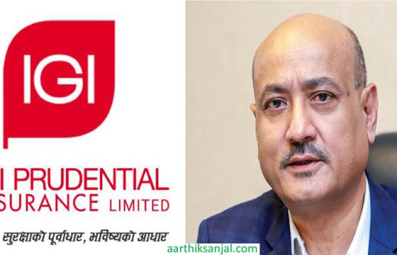 आइजिआई प्रुडेन्सियल इन्स्योरेन्सको खुद बीमाशुल्क १२ प्रतिशतले बढ्यो