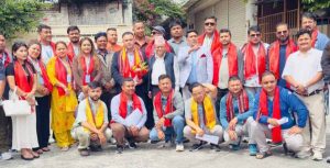 नेपाल सुनचाँदी रत्न तथा आभुषण महासंघको ३४ सदस्यीय प्रतिनिधिमण्डल जापान प्रस्थान नेपाल सुनचाँदी रत्न तथा आभुषण महासंघको ३४ सदस्यीय प्रतिनिधिमण्डल जापान प्रस्थान