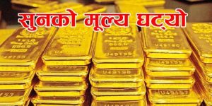 बजारमा आज पनि सुन चाँदी दुबैको भाउ घट्यो बजारमा आज पनि सुन चाँदी दुबैको भाउ घट्यो