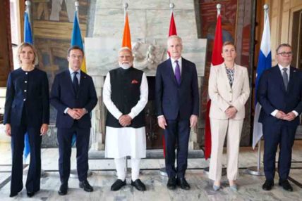 भारत–नोर्डिक शिखर सम्मेलन: प्रविधि, हरित संक्रमण र आर्कटिक सहयोगलाई बढावा दिन १०० अर्ब डलरको व्यापार रूपरेखा
