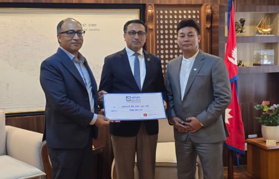 सगरमाथा लुम्बिनी इन्स्योरेन्सले बाढीपीडितलाई दियो ६२ लाख