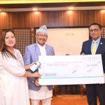 सांग्रिला डेभलपमेन्ट बैंकद्वारा भोटेकोशी बाढी प्रभावितका लागि ७० लाख सहयोग