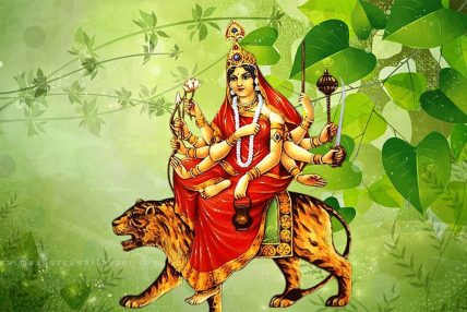 नवरात्रको तेस्रो दिनः चन्द्रघण्टा देवीको विशेष पूजा आराधना गरिँदै