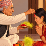 आज एकादशी: दसैँको टीका लगाउने क्रम जारी